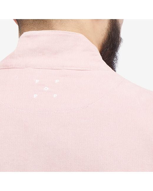 Pop Trading Co. Pink Full Zip Minicord Jacket for men