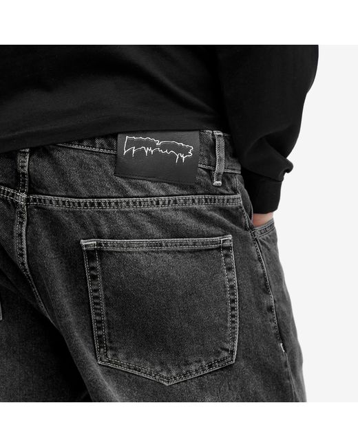 Fucking Awesome Gray Fecke Baggy Jeans for men