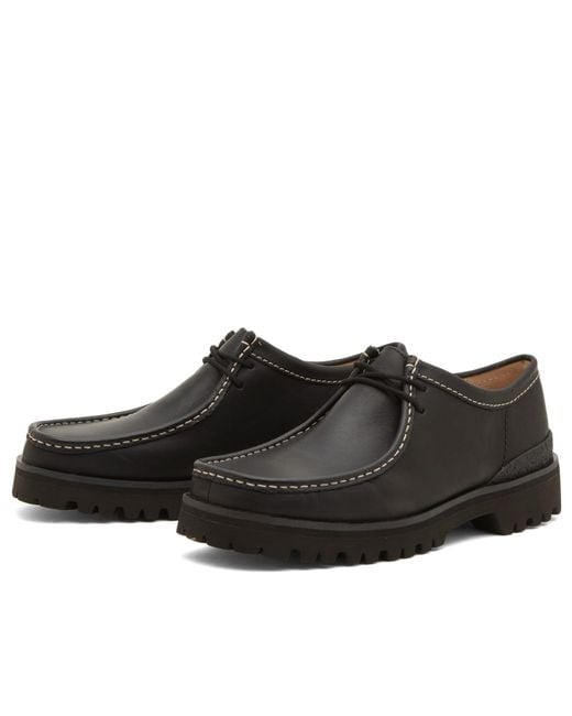 Clarks Black Walla Yukoner Shoes for men