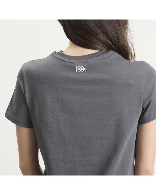 Kijun Gray Pebble Heart T-Shirt