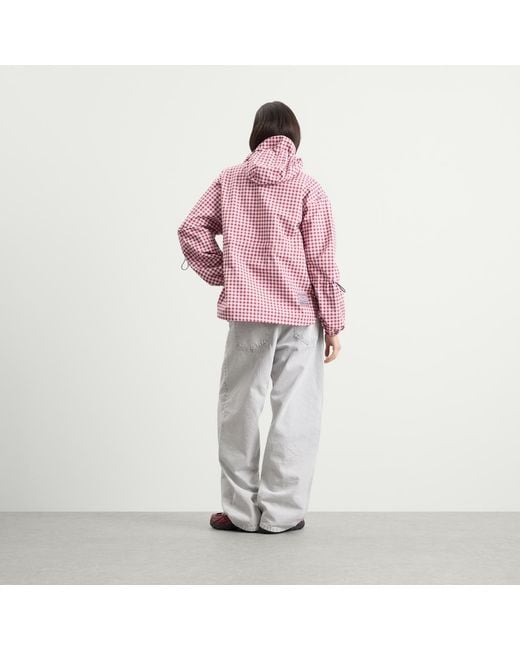 Damson Madder Red End. Exclusive Matilda Raincoat
