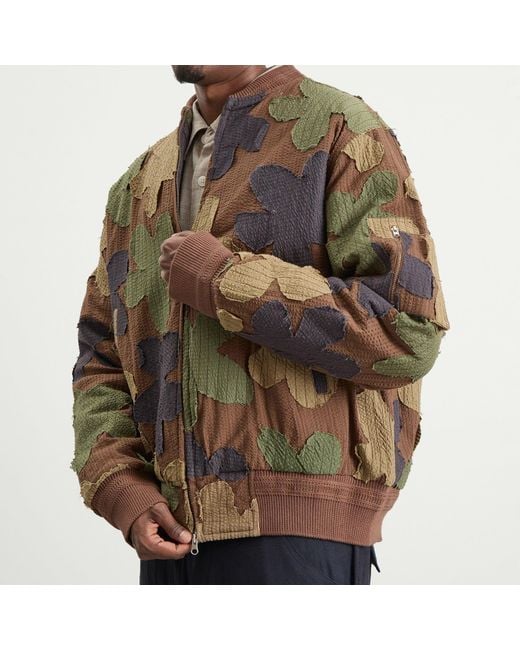 Kardo Green Max Camo Bomber Jacket for men