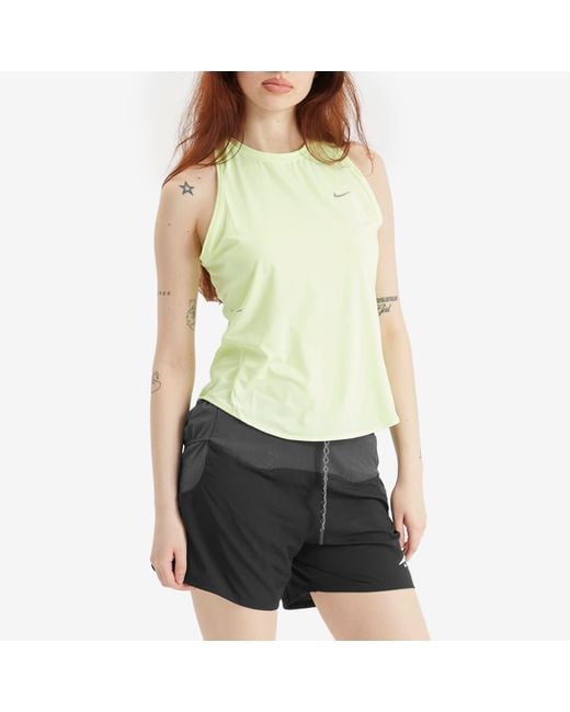 Nike Yellow Swift Dri-Fit Tank Top