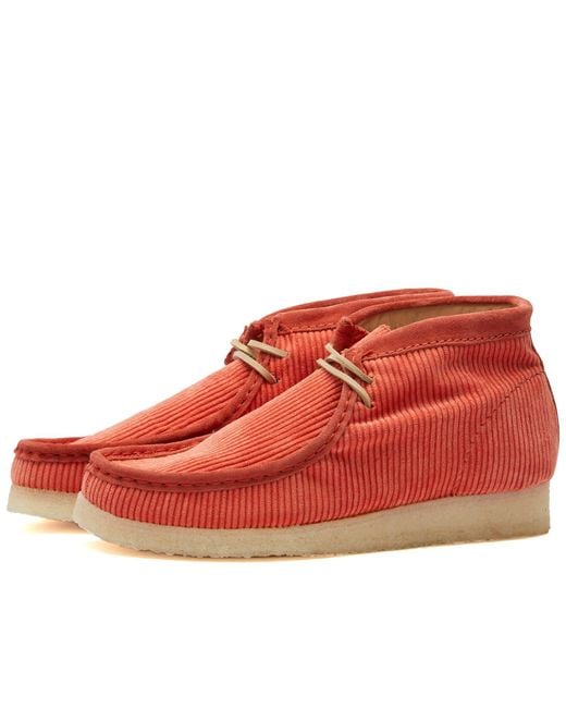 Clarks Red Mayde Wallabee Boot