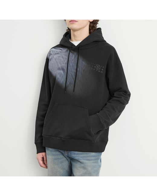 Maison Margiela Black Mm6 Light Beam Hoodie for men