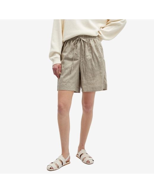 Studio Nicholson Natural Tie Front Short