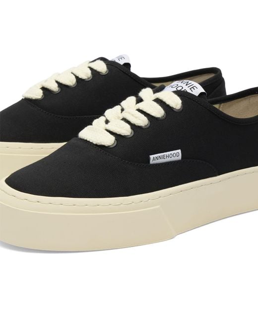 Annie Hood Black Hood Lace Up Sneaker for men