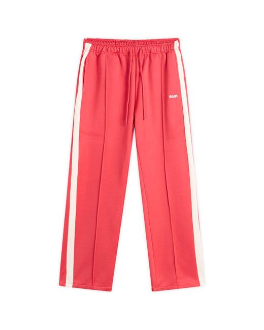 SUNDAYFRUITMARKET Red Sunday Jersey Tracksuit Bottoms