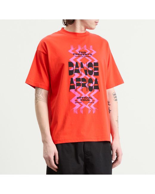TGB Orange Dance Africa T-Shirt for men