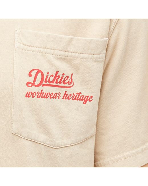 Dickies Natural End. X 'Motorworks' Horespower T-Shirt for men