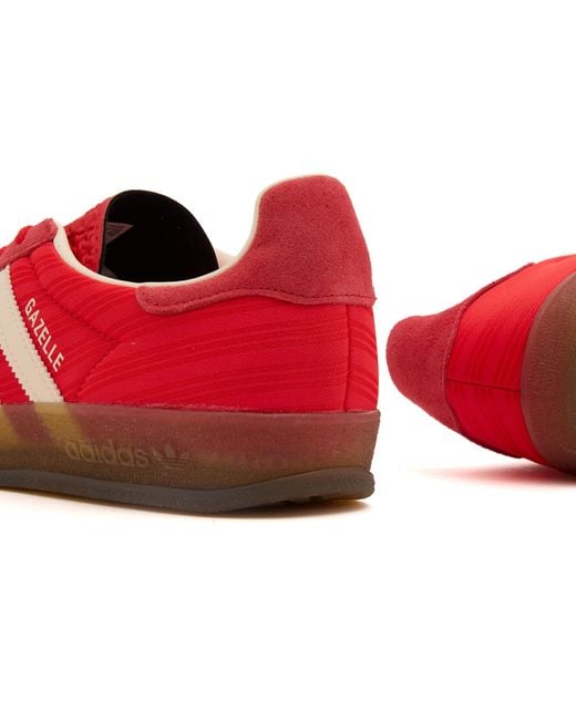 adidas Gazelle Indoor Sneaker in Red | Lyst