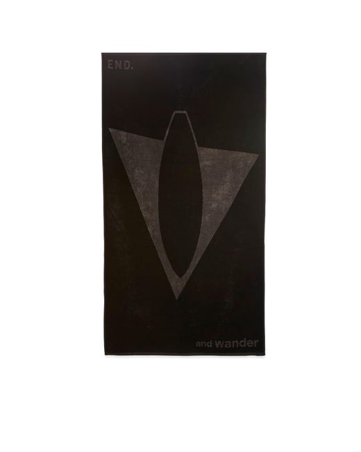 And Wander Black End. X Towel