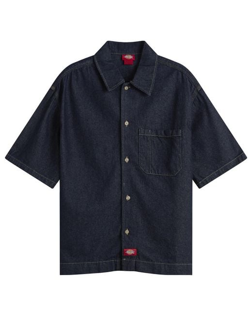 Dickies Blue Denim Shirt for men