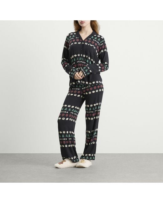 Skims Black X Cpfm Sleep Set