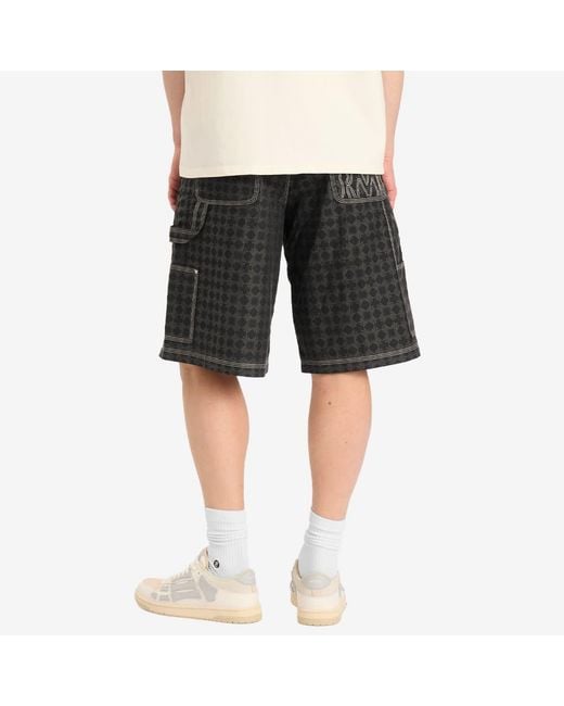 Amiri Gray Ma Quad Work Short for men