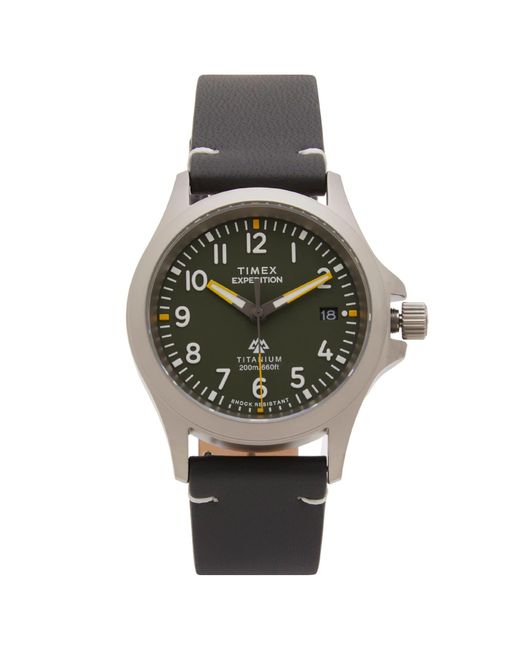 Timex Metallic Expedition Titanium Qa 38Mm Watch