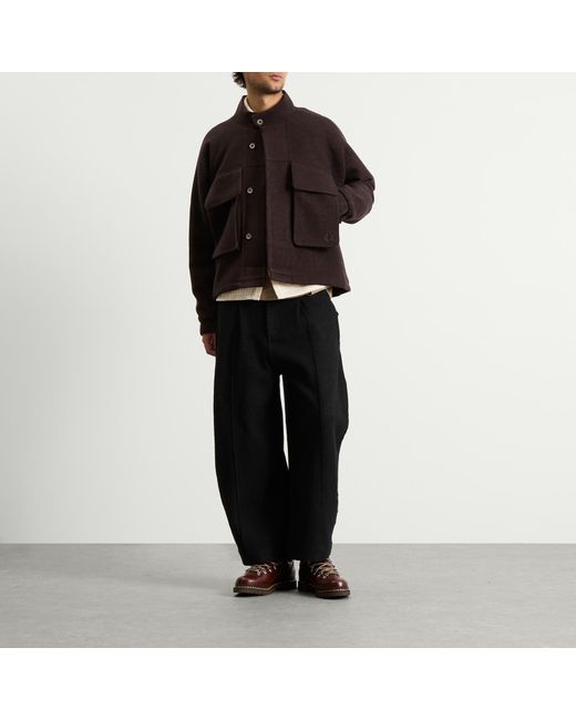 Ganter Black Wool Peveril Jacket for men