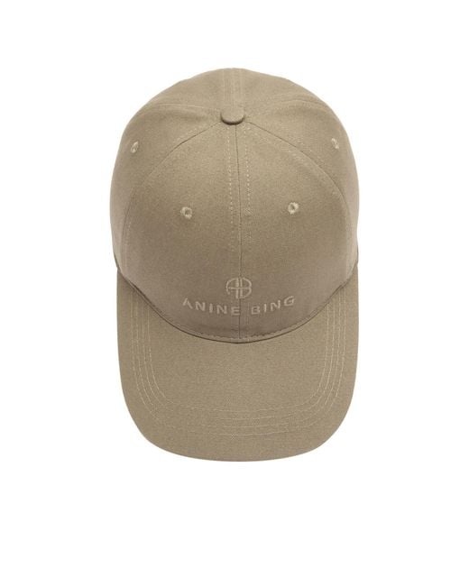 Anine Bing Natural Jeremy Baseball Cap