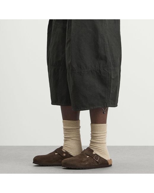 Birkenstock Brown Boston Sfb Clog for men