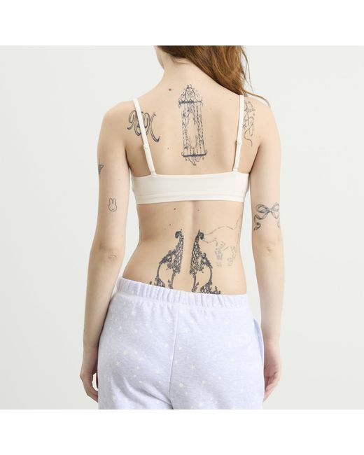 Skims Red X Cpfm Cotton Jersey Scoop Bralette 2-Pack