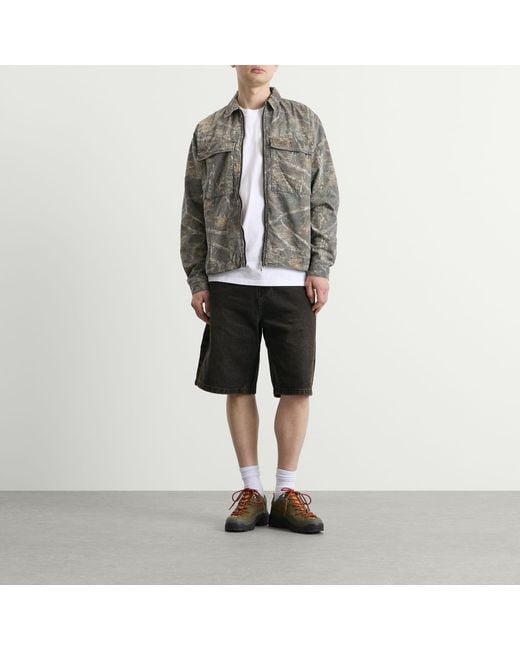 Butter Goods Black Baggy Denim Shorts for men