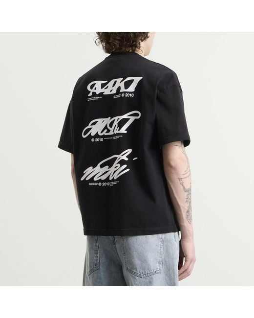 MKI Miyuki-Zoku Black Stack T-Shirt for men