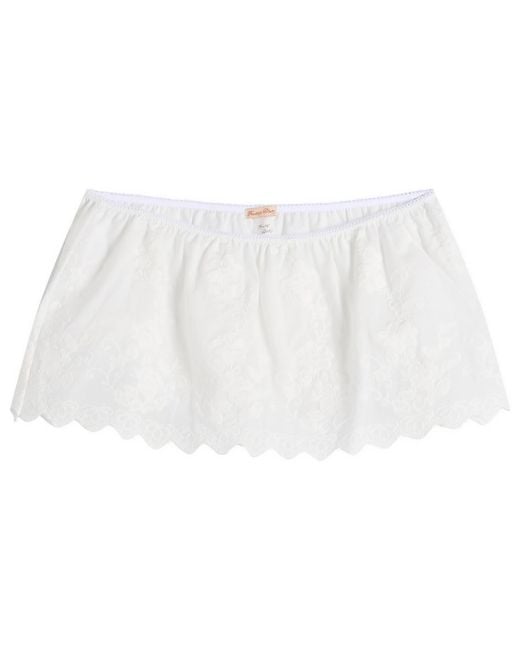 Fruity Booty White Broderie Bloomer