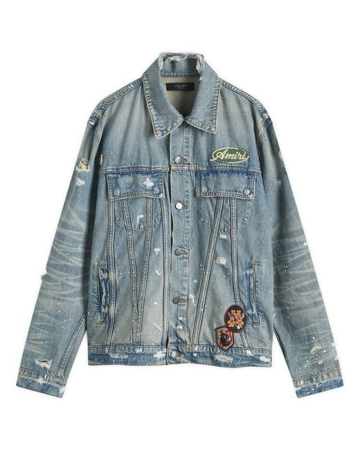 Amiri Vintage Pegasus Trucker Jacket in Blue for Men | Lyst Amiri Vintage Pegasus Trucker Jacket in Blue for Men | Lyst