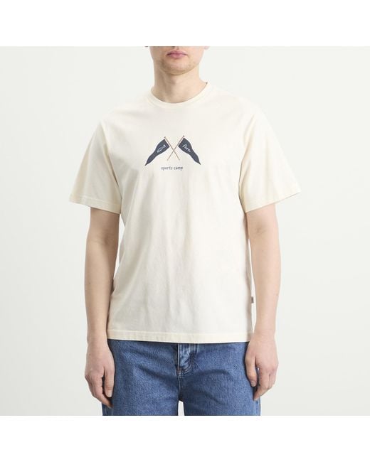 Forét White Pennant T-Shirt for men