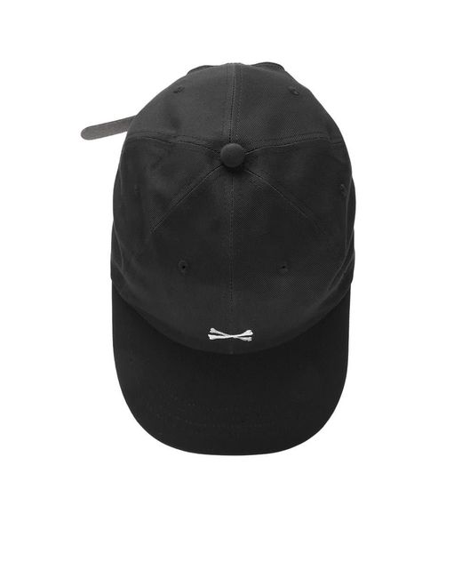 WTAPS T-6l 03 Crossbones Twill Cap in Black for Men | Lyst