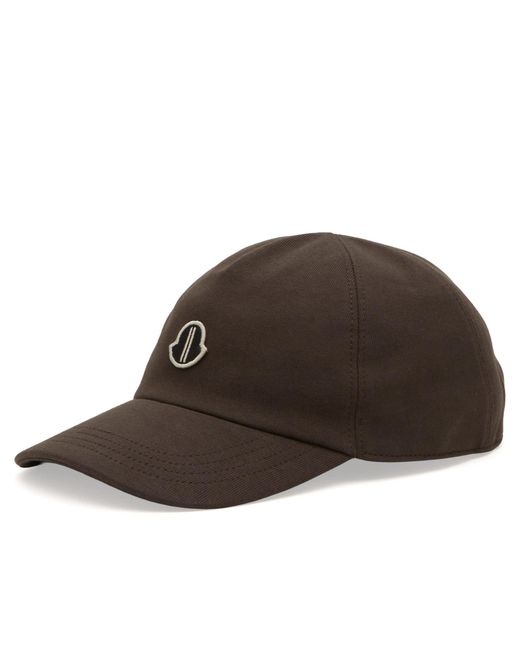 Rick Owens Brown X Moncler Baseball Cap