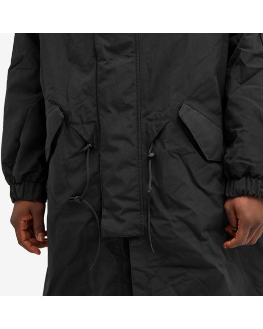 Y-3 Black Gtx Shell Parka Jacket for men
