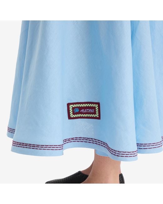 ALÉMAIS Blue Donata Ballet Sundress