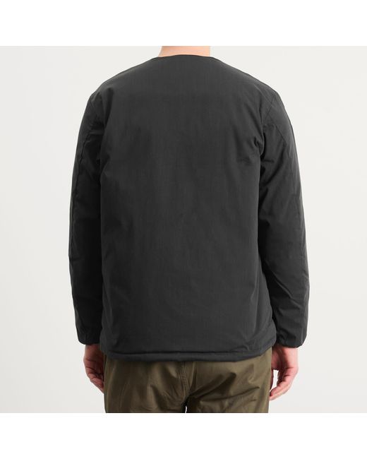NANGA Black Hinoc Ripstop Inner Down Cardigan for men
