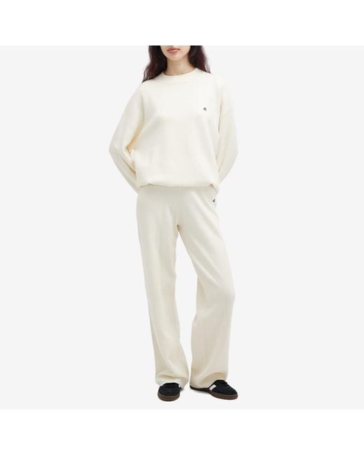 4th & Reckless White Cleo Knitted Sweatpants