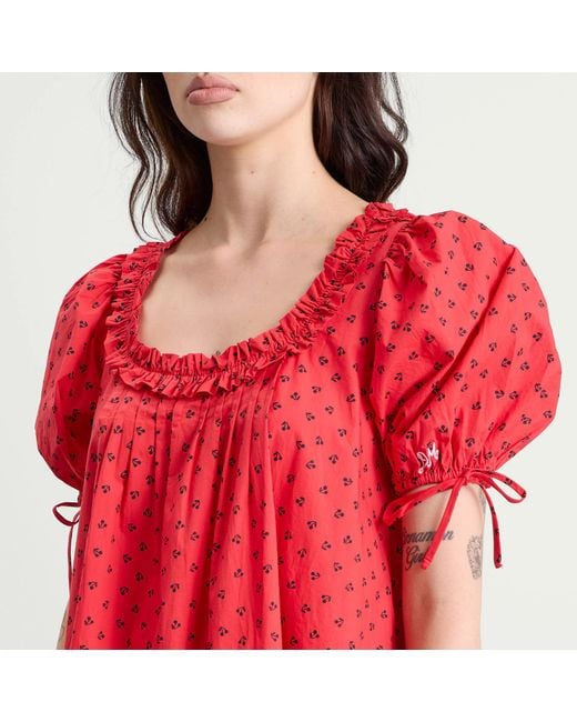 Damson Madder Red Jemima Mini Dress