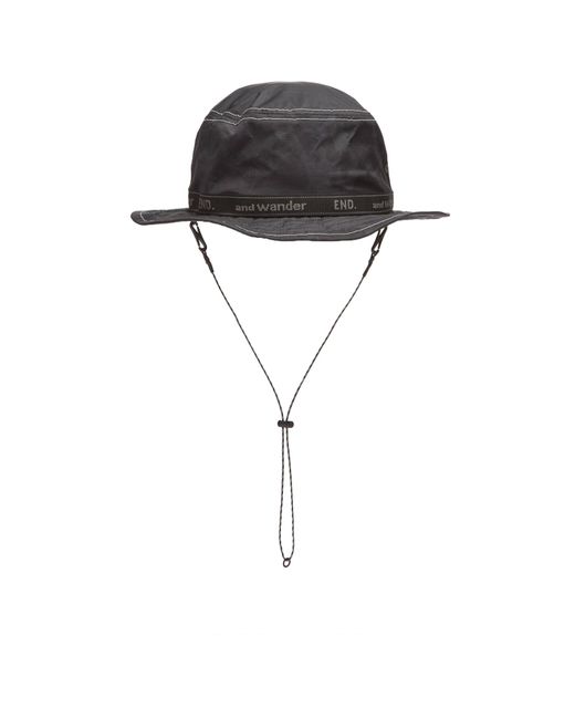 And Wander Black End. X 3L Print Hat