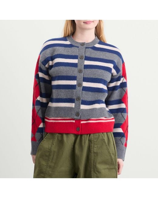 Damson Madder Blue Didi Cardigan