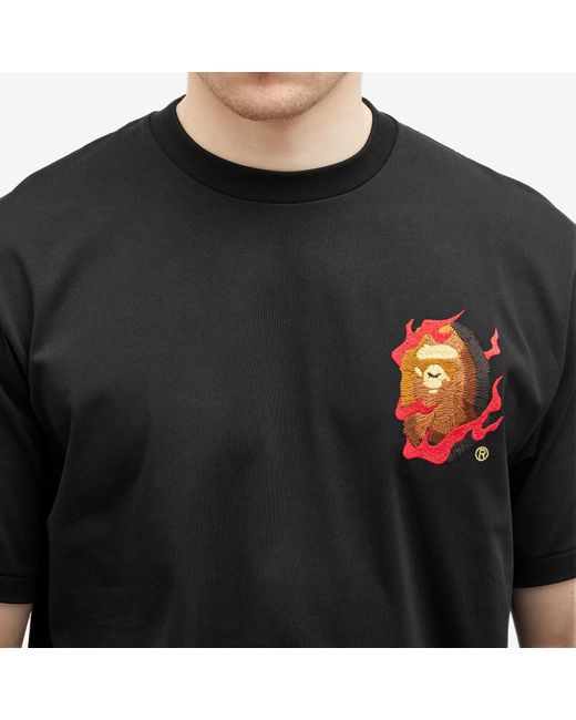 A Bathing Ape Black Bape Souvenir T-Shirt for men