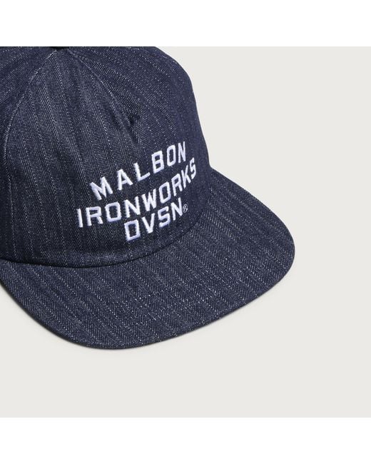 Malbon Blue Foreman Snapback for men