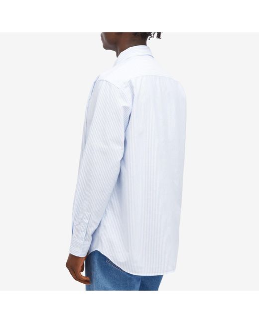 Palmes White Deuce Oxford Shirt for men
