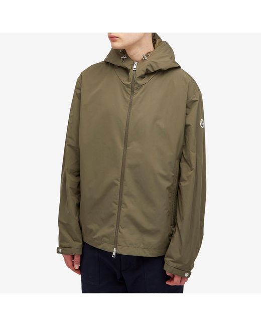 Moncler Green Traversier Micro Soft Jacket for men