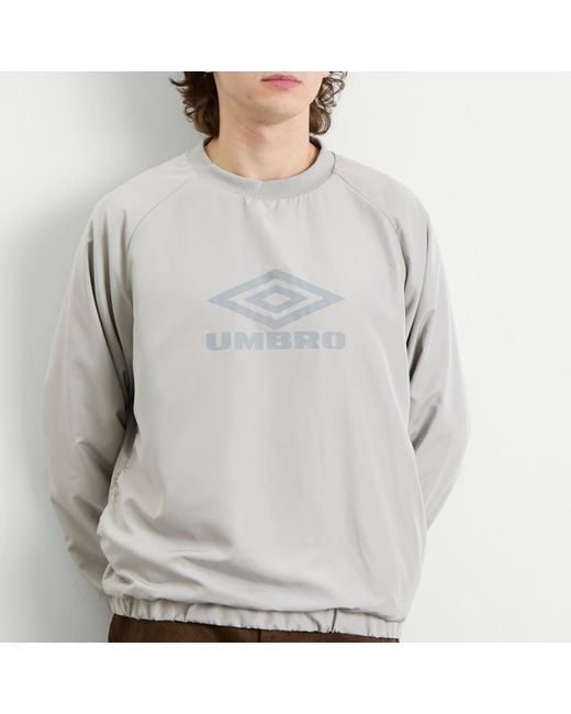 Umbro Gray Reversible Crew Top for men