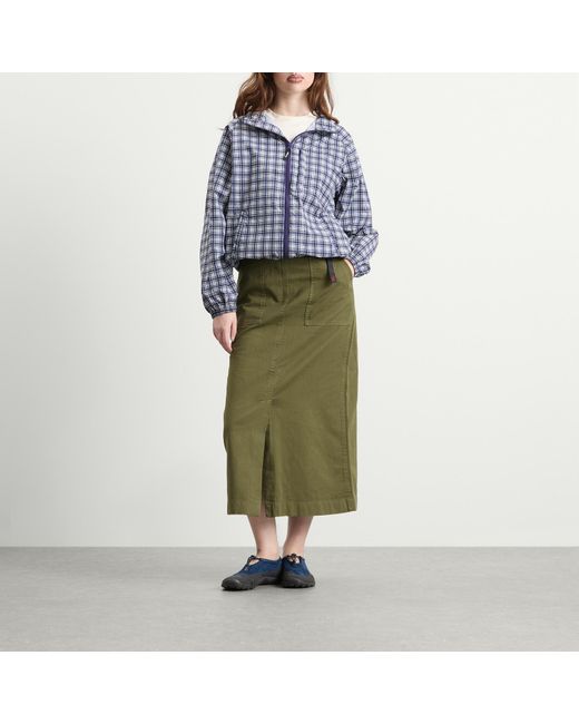 Gramicci Green Midi Baker Skirt