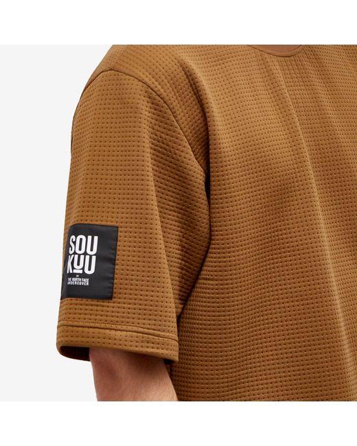 The North Face Brown X Undercover Soukuu Dot Knit T-Shirt Sepia for men