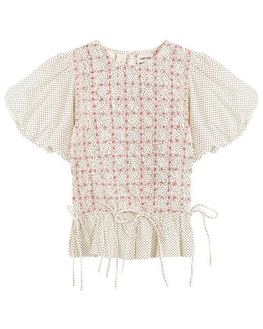 Damson Madder Natural Audrey Multi Way Blouse