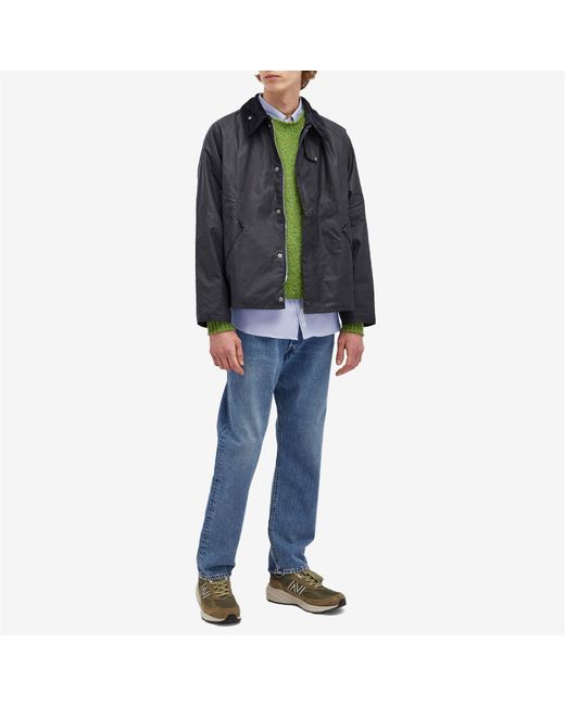Barbour Transport Wax Jacket in Black for Men | Lyst Barbour Transport Wax Jacket in Black for Men | Lyst