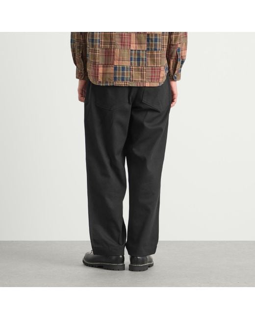 Universal Works Black Works Twill Duke Pant for men