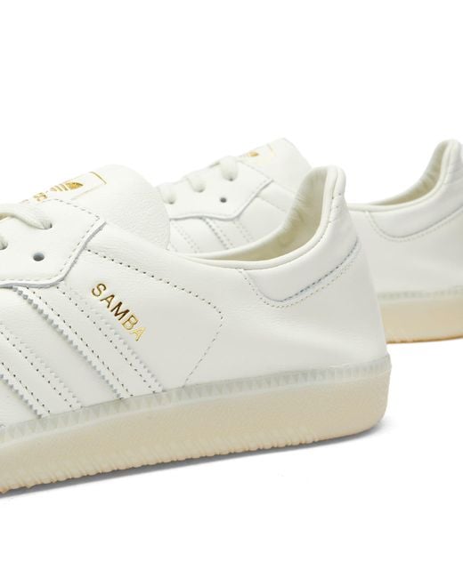 Adidas White Samba Decon Sneakers