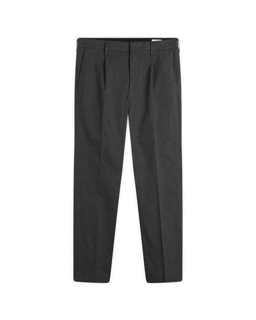 NN07 Gray Bill Pleated Trousers for men